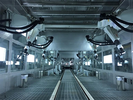 汽車整車噴涂自動化機械手