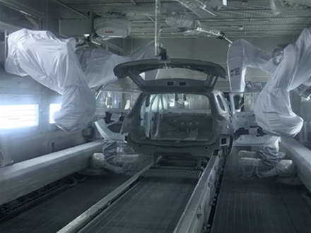 汽車整車噴涂工業機械臂